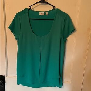 Small Women's Teal Top Kim Rogers